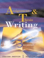 Assignment & thesis writing /