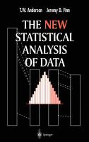 The new statistical analysis of data /