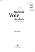 Normal vote analysis /