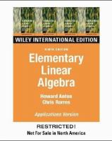 Elementary linear algebra : applications version /