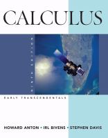 Calculus : early transcendentals /