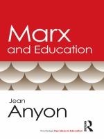 Marx and education