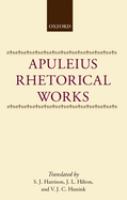 Apuleius : rhetorical works /