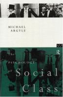 The psychology of social class /