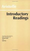 Aristotle : introductory readings /