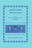 Aristotelis Metaphysica /