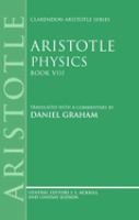 Aristotle, Physics, book VIII /