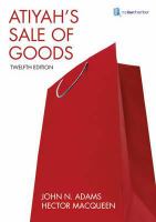 Atiyah's sale of goods.