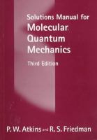 Solutions manual for Molecular quantum mechanics.