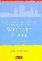 The economic consequences of rolling back the welfare state /