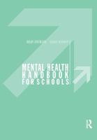 Mental health handbook for schools /