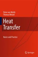 Heat transfer : basics and practice /