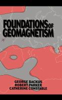 Foundations of geomagnetism /
