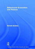 Behavioural economics and finance /