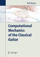 Computational mechanics of the classical guitar /