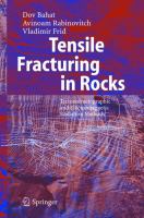 Tensile fracturing in rocks : tectonofractographic and electromagnetic radiation methods /