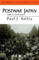 Postwar Japan : 1945 to the present /