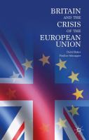 Britain and the crisis of the European Union /