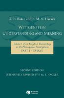 Wittgenstein : understanding and meaning /