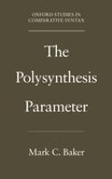 The polysynthesis parameter /
