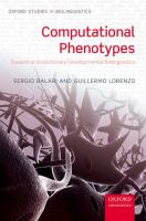 Computational phenotypes : towards an evolutionary developmental biolinguistics /