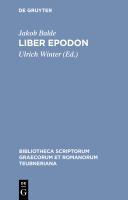 Liber epodon /