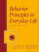 Behavior principles in everyday life /