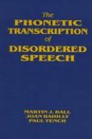 The phonetic transcription of disordered speech /