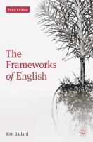 The frameworks of English : introducing language structures /