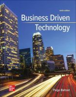 Business driven technology /