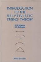 Introduction to the relativistic string theory /