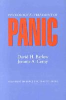 The psychological treatment of panic /