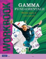 Gamma fundamentals workbook : NCEA level 1 mathematics and statistics /