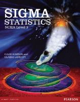 Sigma statistics : NCEA Level 3 /