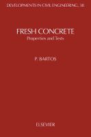Fresh concrete properties and tests /