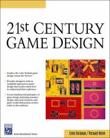 21st century game design /