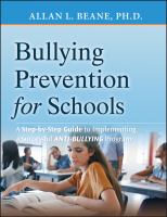 Bullying prevention for schools : a step-by-step guide to implementing a successful anti-bullying program /