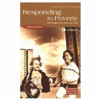 Responding to poverty : the politics of cash and care /
