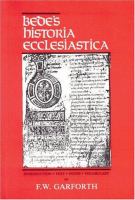 Bede's Historia ecclesiastica : a selection, introduction, text, notes, vocabulary /