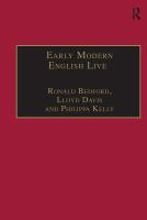 Early modern English lives : autobiography and self-representation, 1500-1660 /