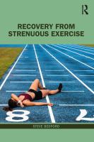 Recovery from strenuous exercise /