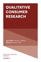 Qualitative Consumer Research.