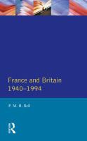 France and Britain, 1940-1994 : the long separation /