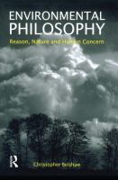 Environmental philosophy : reason, nature and human concern /