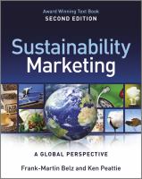Sustainability marketing : a global perspective /