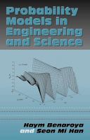 Probability models in engineering and science /