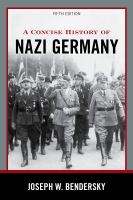 A concise history of Nazi Germany /
