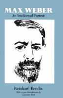 Max Weber: an intellectual portrait /