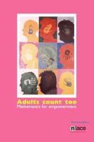 Adults count too : mathematics for empowerment /