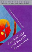 Psychology and health promotion /